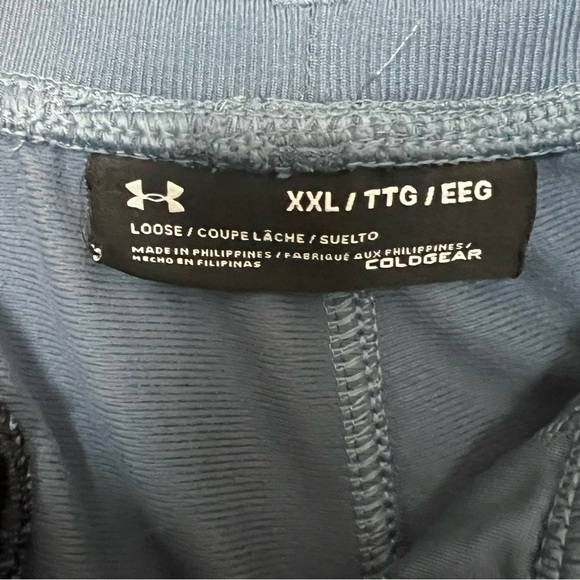 Under Armour UA Men’s Sportstyle Tricote Joggers Blue Size XXL - Picture 4 of 12